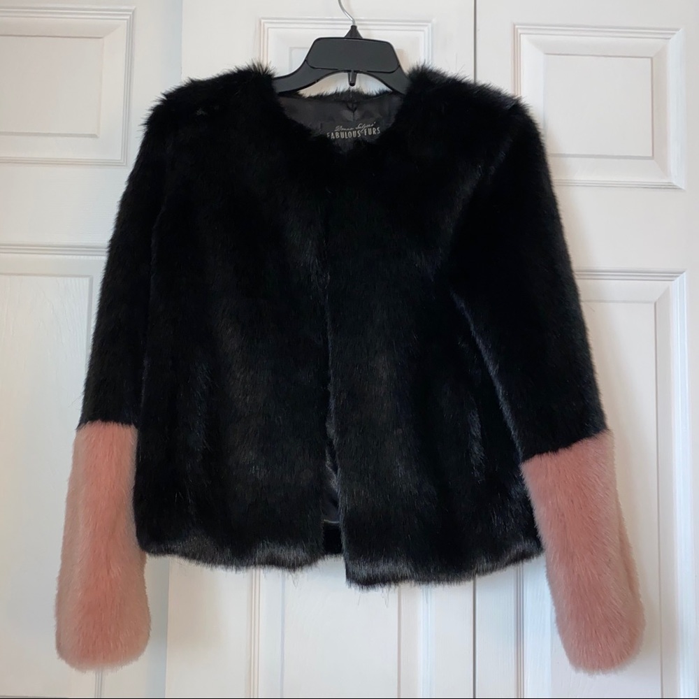 Fabulous Furs Mink Cropped Jacket (Faux Fur)